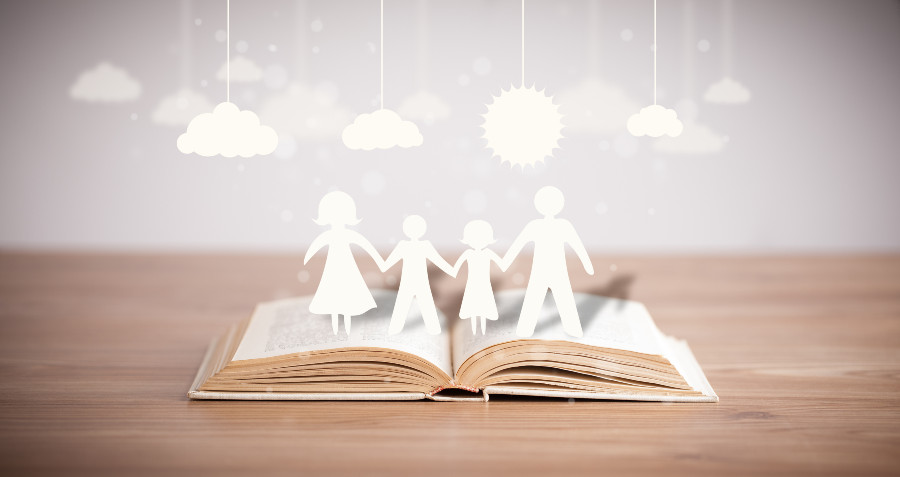 Starthilfe für glückliche Familien! Familie Kinder Mama Papa Glück Symbol