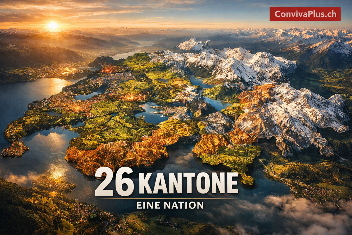 🇨🇭 26 Kantone – Jeder einzigartig, alle Schweiz