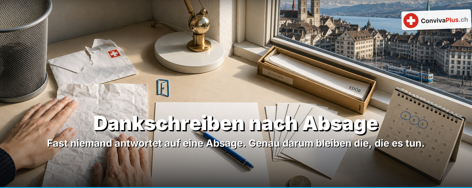 Dankschreiben nach einer Absage: 100+ Vorlagen zum Kopieren