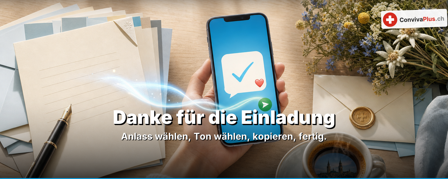 Danke für die Einladung: 120+ fertige Vorlagen zum Kopieren