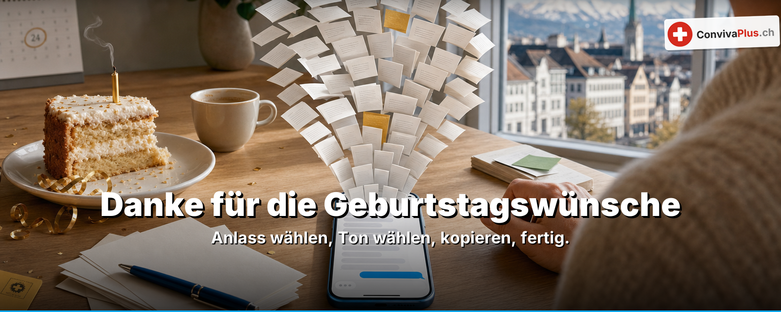 Danke für die Geburtstagswünsche: 100+ fertige Vorlagen zum Kopieren