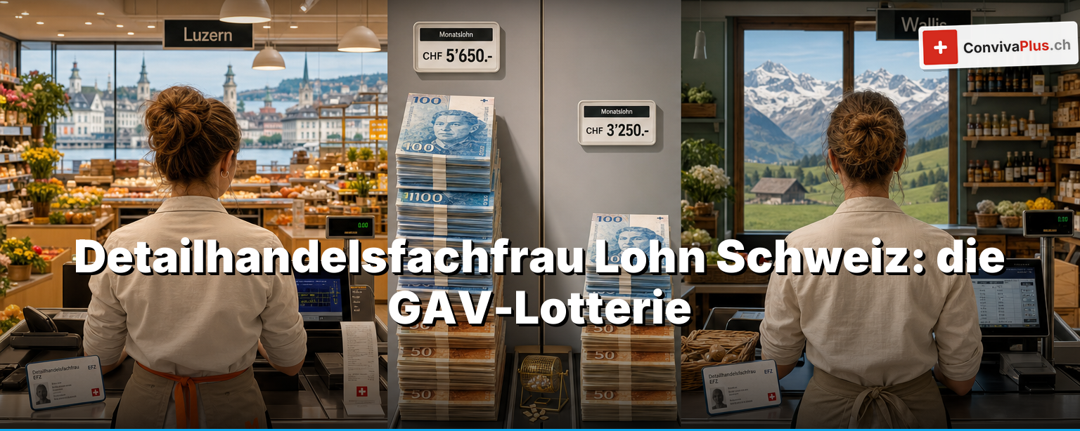 Detailhandelsfachfrau Lohn Schweiz: warum dein Lohn mehr vom Arbeitgeber abhängt als von deinem Können