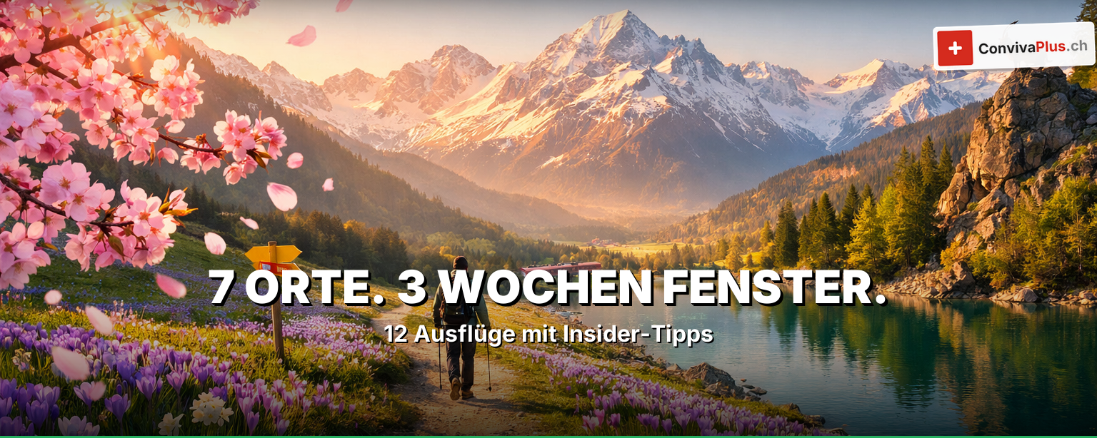 Frühlings-Ausflüge Schweiz 2026: Kirschblüten, Geheimtipps & die besten Routen