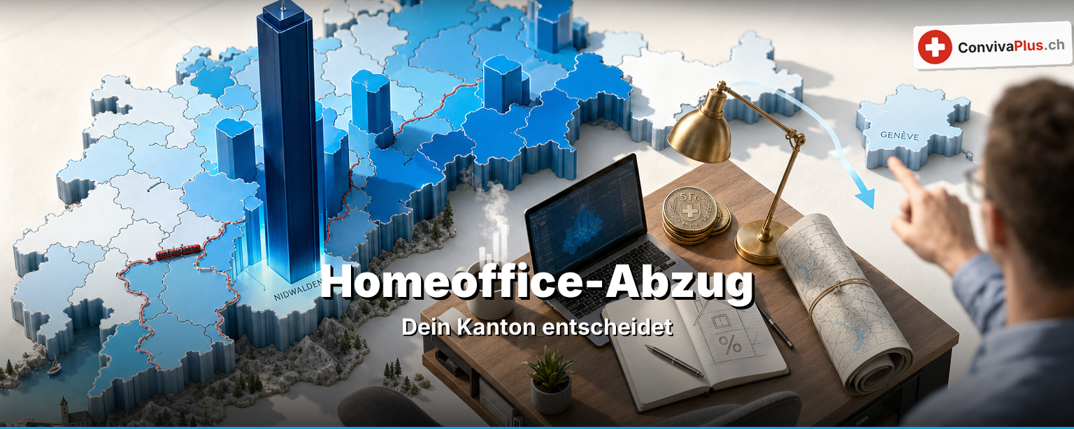 Homeoffice-Steuerabzug Schweiz: Was ziehst du in DEINEM Kanton ab?