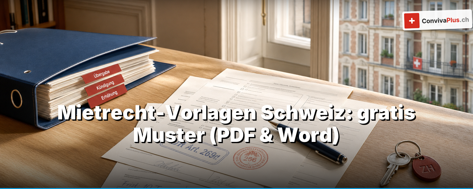 Mieter & Vermieter: alle Mietrecht-Vorlagen gratis (PDF & Word) und der Wegweiser zur richtigen Vorlage
