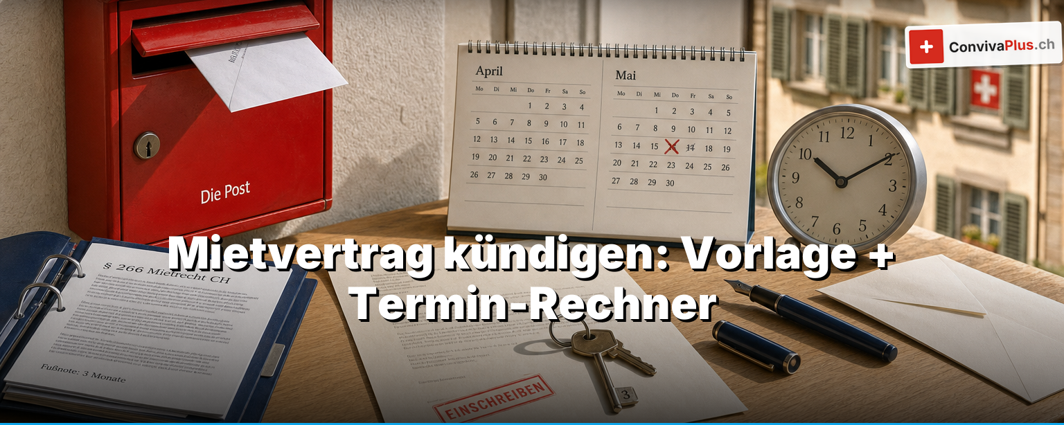 Mietvertrag kündigen: gratis Vorlage (PDF & Word) und der Kündigungstermin-Rechner für den frühest-möglichen Termin