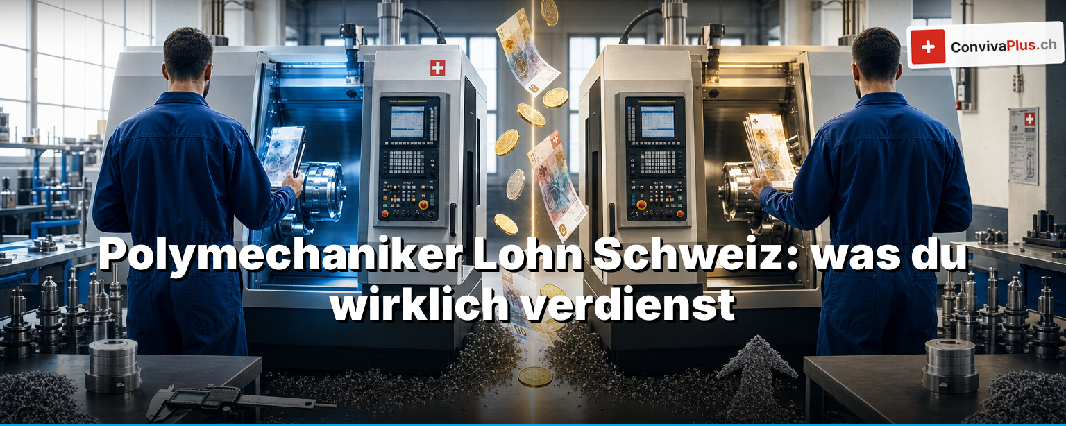 Polymechaniker Lohn Schweiz: was du wirklich verdienst, und wo du im Vergleich stehst